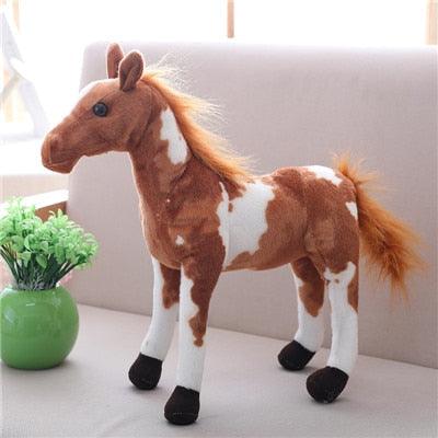 Peluche Cheval Brun Clair