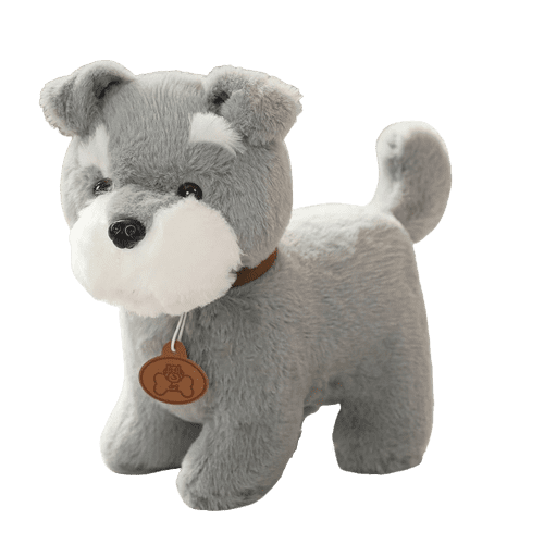 Nice Gray Dog Plush