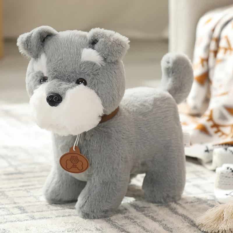 Nice Gray Dog Plush