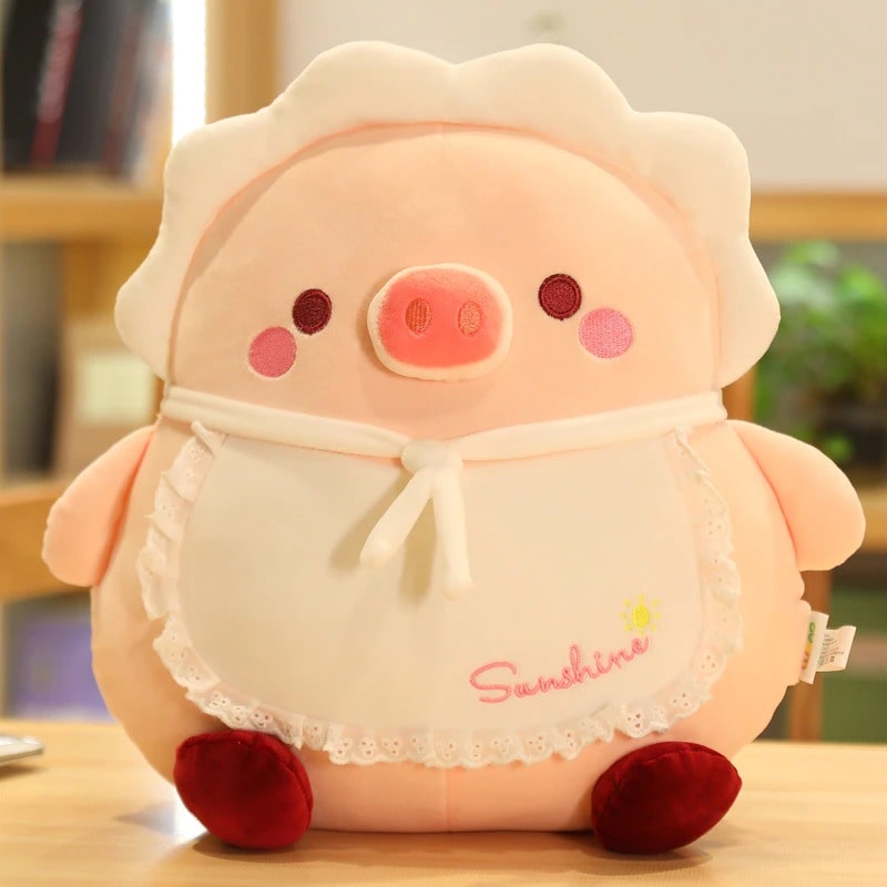 Sitting Pig Plush