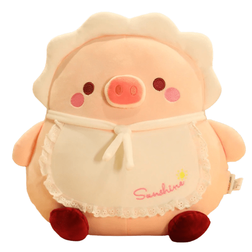 Sitting Pig Plush