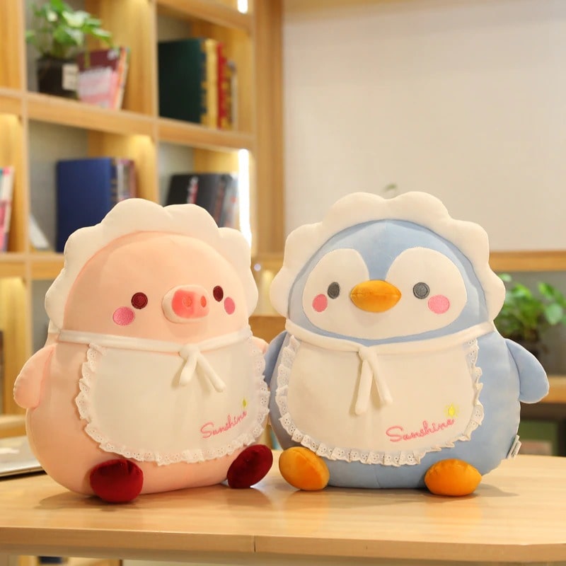 Sitting Pig Plush