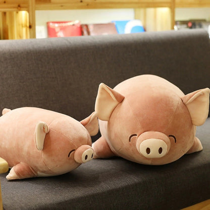 Dark Pink Pig Plush Toy