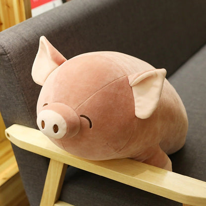 Dark Pink Pig Plush Toy