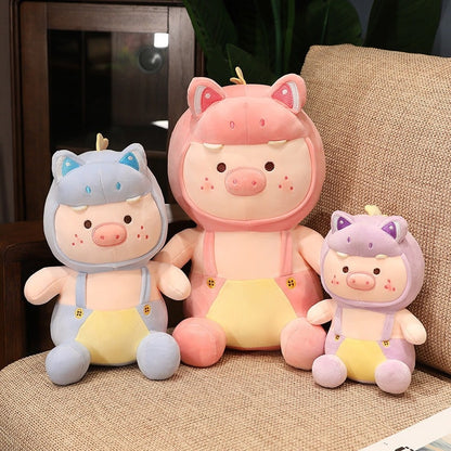 Blue Pig Soft Toy