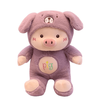 Purple Pig Plush