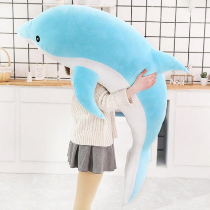 Peluche Dauphin Bleu