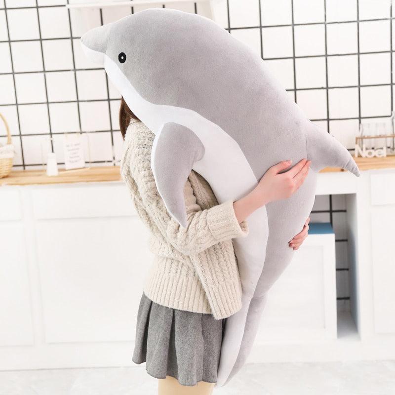 Gray Dolphin Soft Toy 40cm