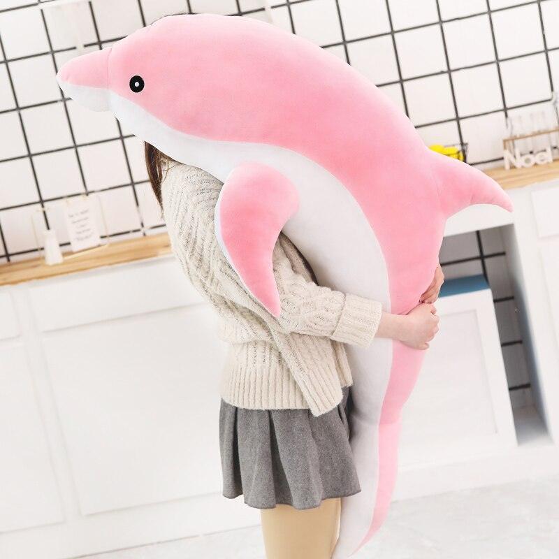 Peluche Dauphin Rose