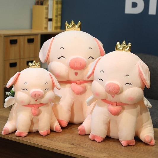 Sitting Pig Plush