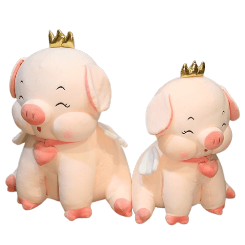 Sitting Pig Plush