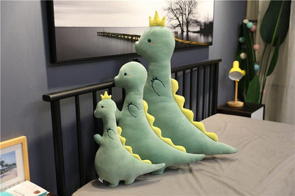 Adorable Green Dinosaur Plush Toy