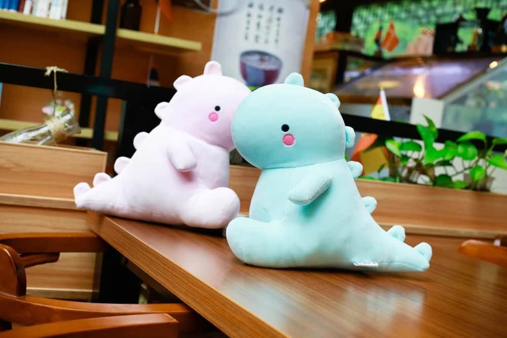 Cute Blue Dinosaur Plush