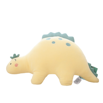 Dinosaur Plush Yellow Pillow