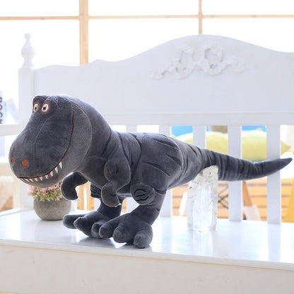 Peluche Dinosaure Tyrannosaure Mignon Gris