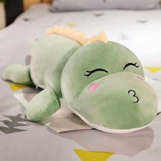 Plush Dinosaur Lying Cushion