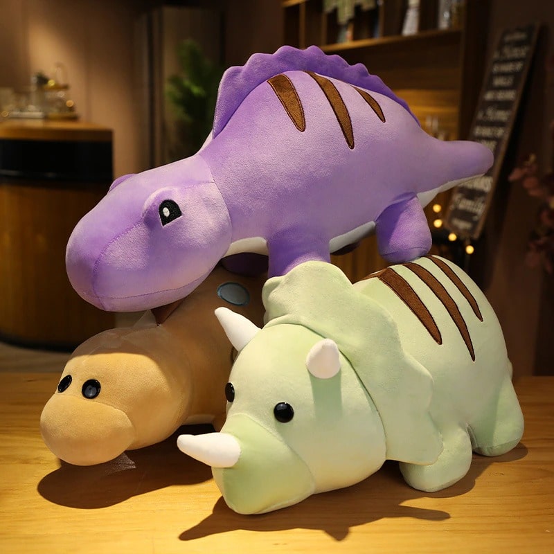 Purple Dinosaur Plush