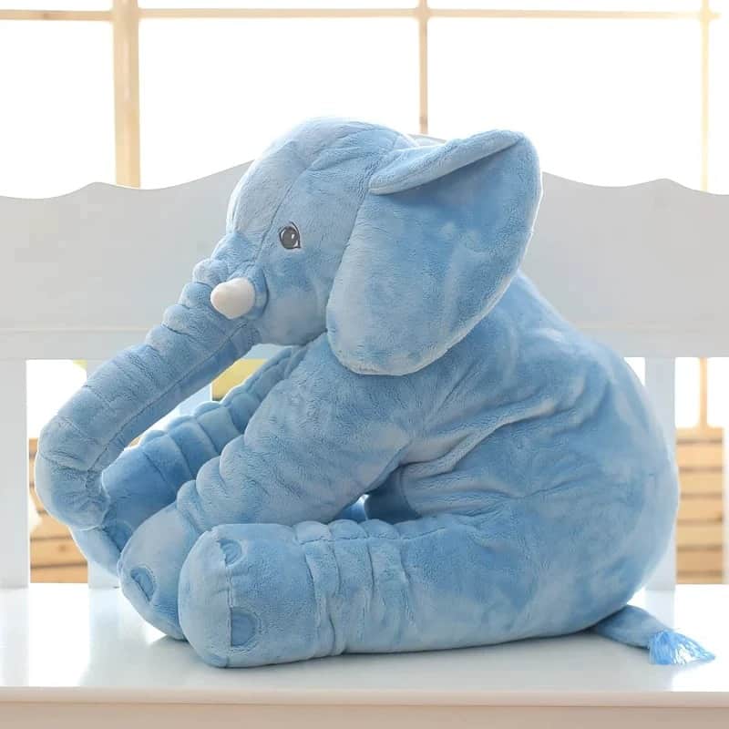 Peluche Éléphant Bleu