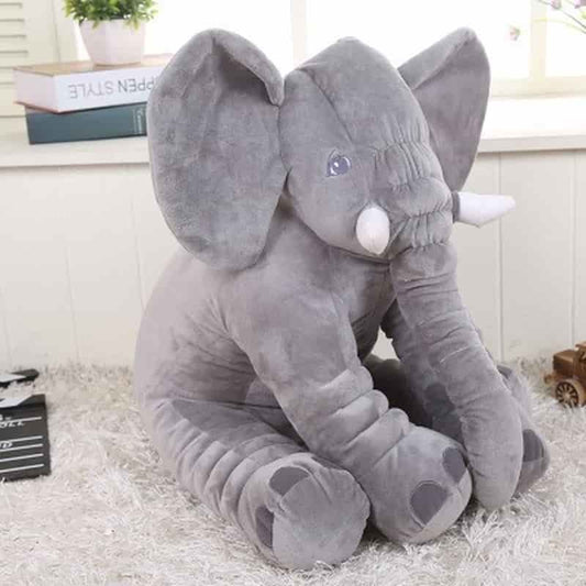 Peluche Éléphant Long Nez Gris