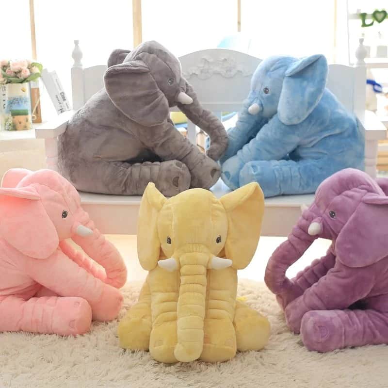 Peluche Éléphant Bleu