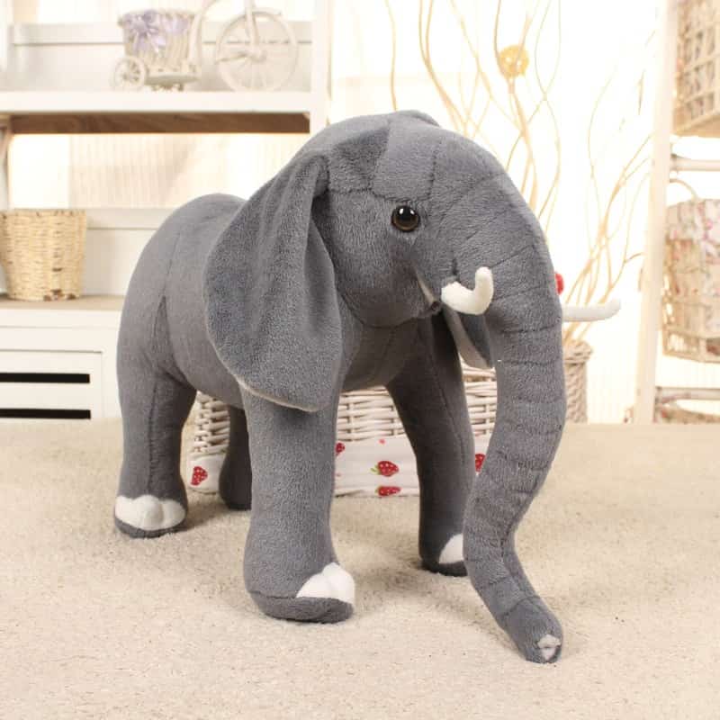 Peluche Éléphant Réaliste