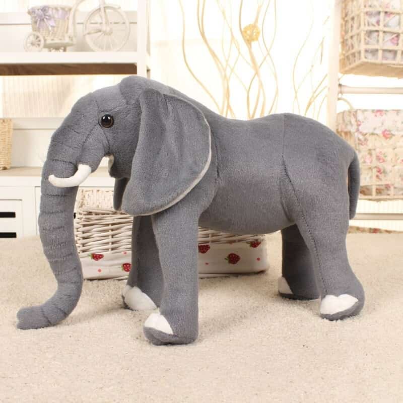 Peluche Éléphant Réaliste