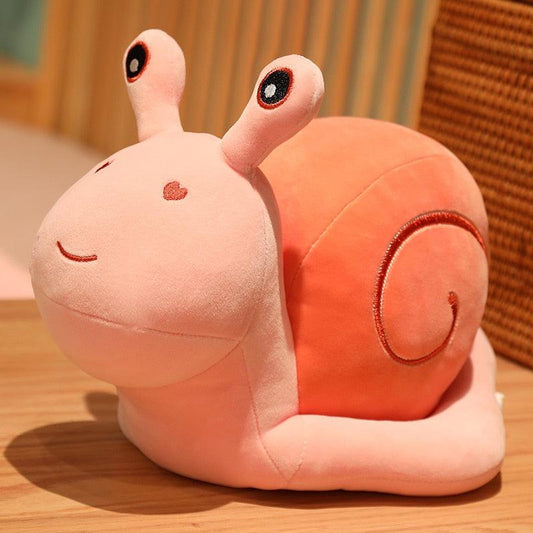 Pink Snail Soft Toy