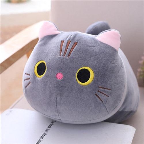 Giant Gray Cat Plush