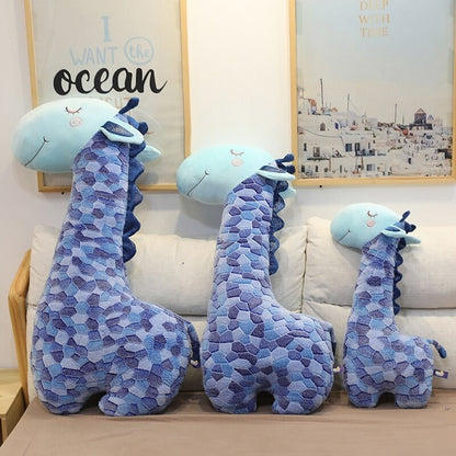 Peluche Girafe Bleu