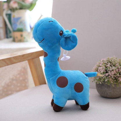 Peluche Girafe Bleue Mignonne