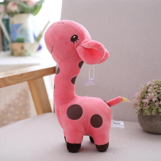 Peluche Girafe Rose Mignonne