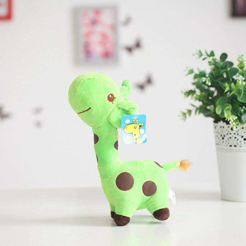 Peluche Girafe Verte Mignonne