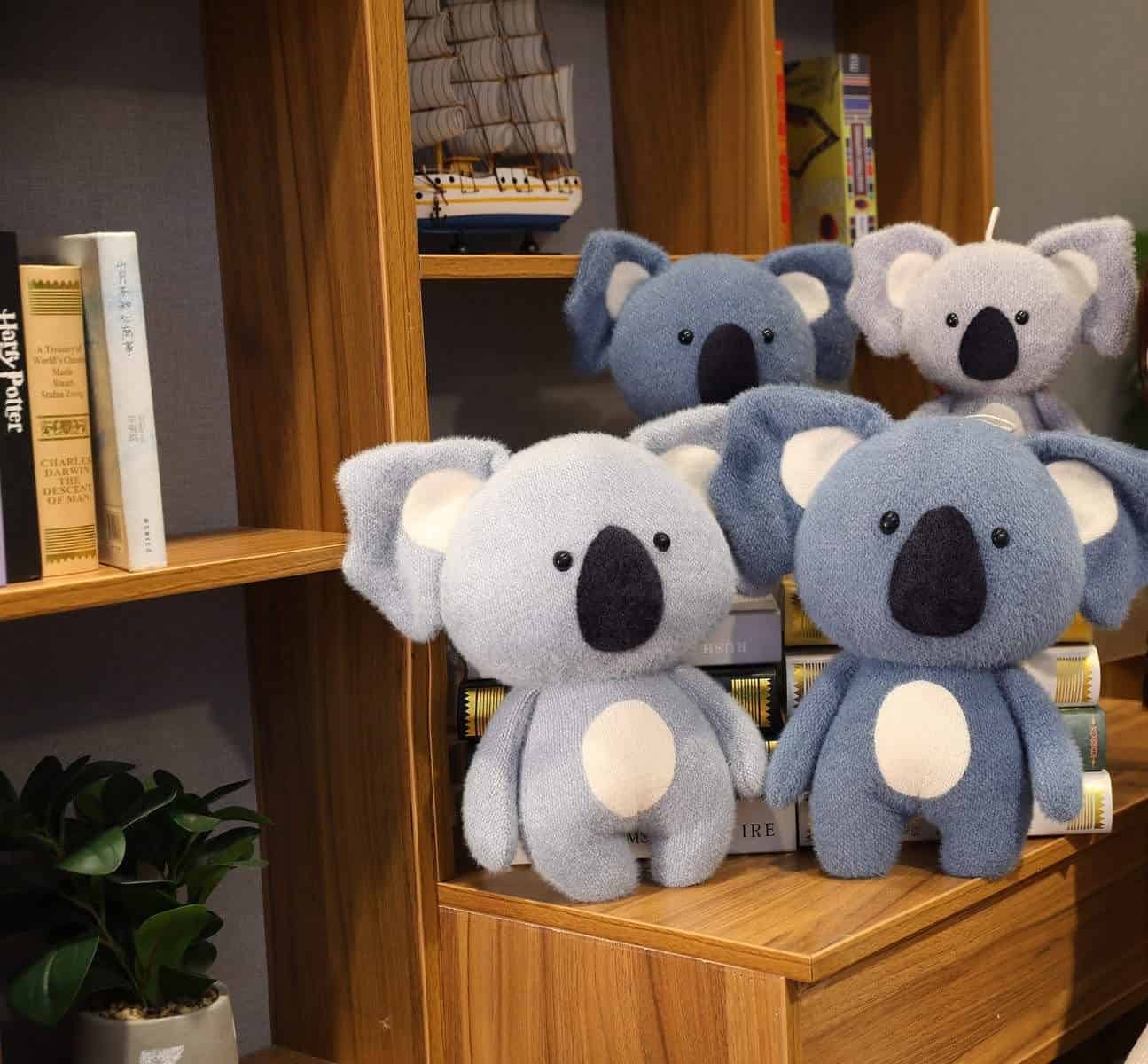 Peluche Koala Bleu ciel