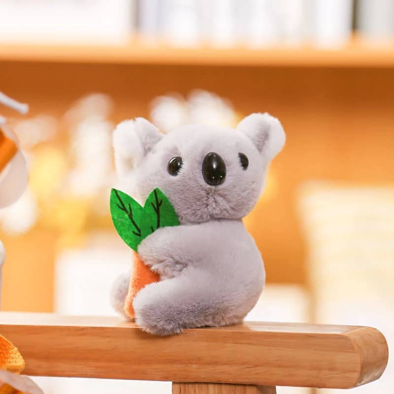 Peluche Koala Avec Eucalyptus