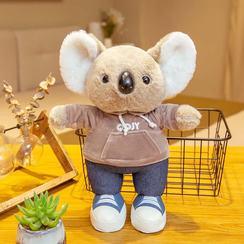 Koala Plush Sweatshirt Brown 