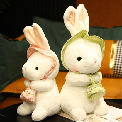 Sitting White Rabbit Plush Toy