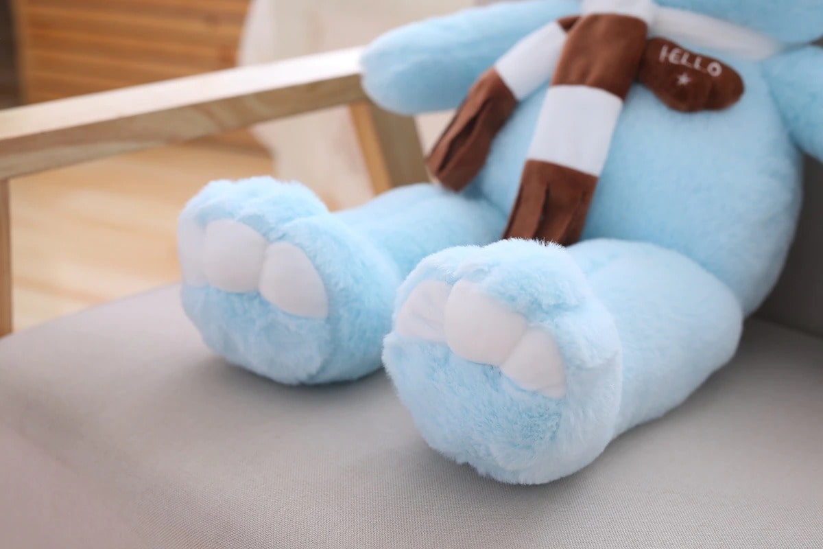 Peluche Lapin Bleu