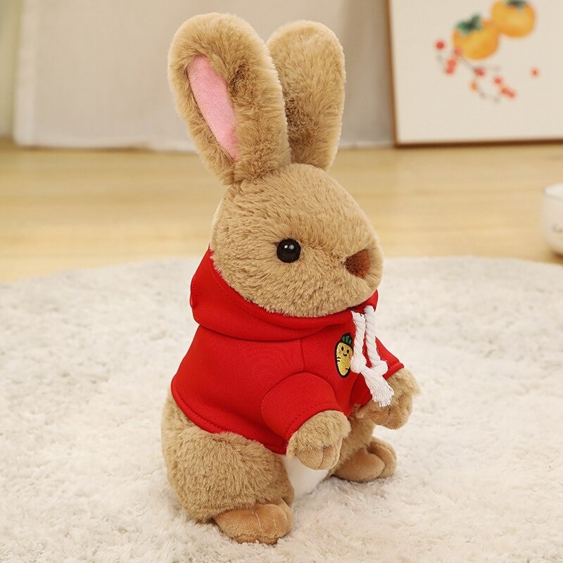 Plush Rabbit Hood