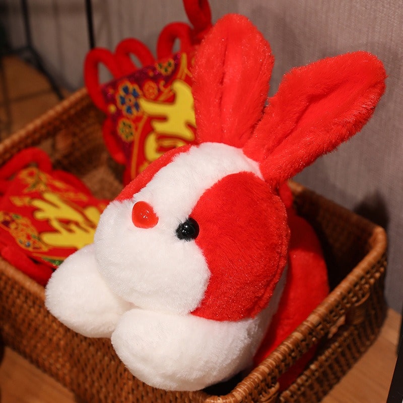 Peluche Lapin Rouge