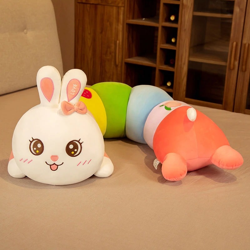 Multicolored Rabbit Plush