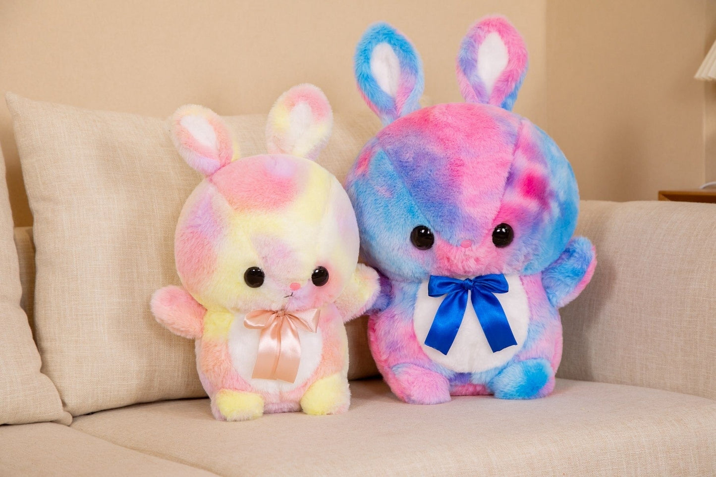 Multicolored Rabbit Plush