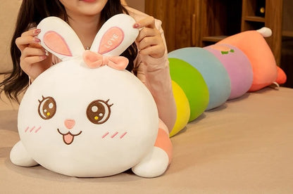 Multicolored Rabbit Plush