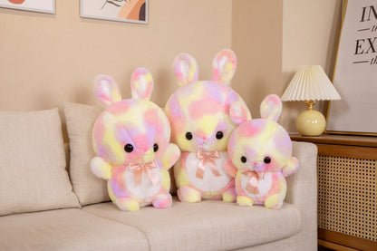 Multicolored Rabbit Plush