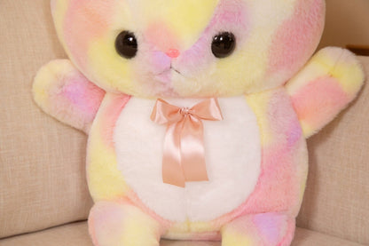 Multicolored Rabbit Plush