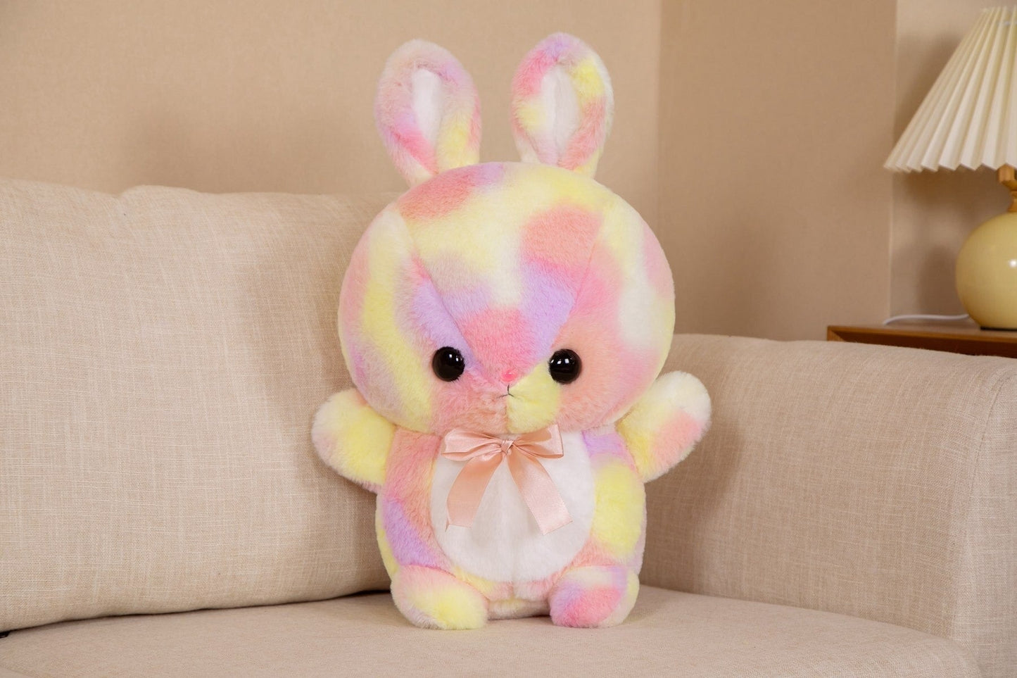 Multicolored Rabbit Plush