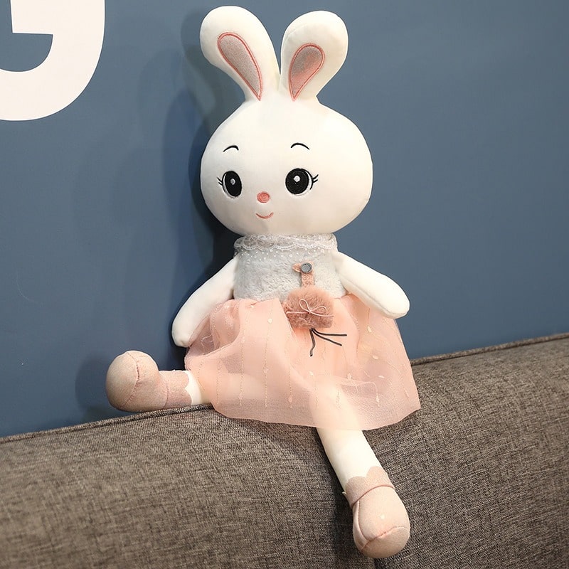 Pink Plush Rabbit