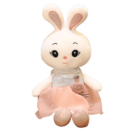 Pink Plush Rabbit