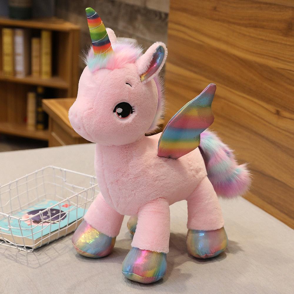 Pink Unicorn Soft Toy