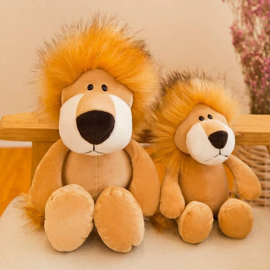 Cute Yellow Lion Plush Toy