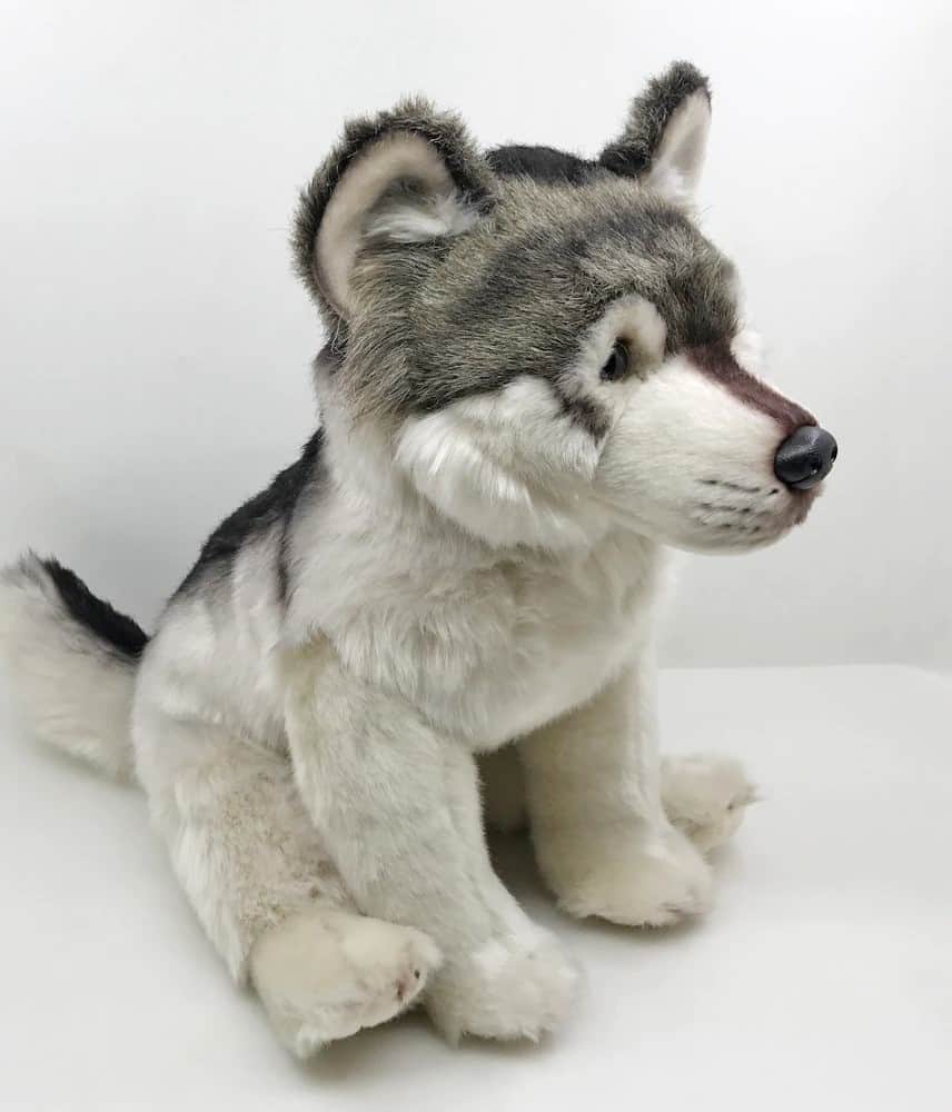 Gray Wolf Plush